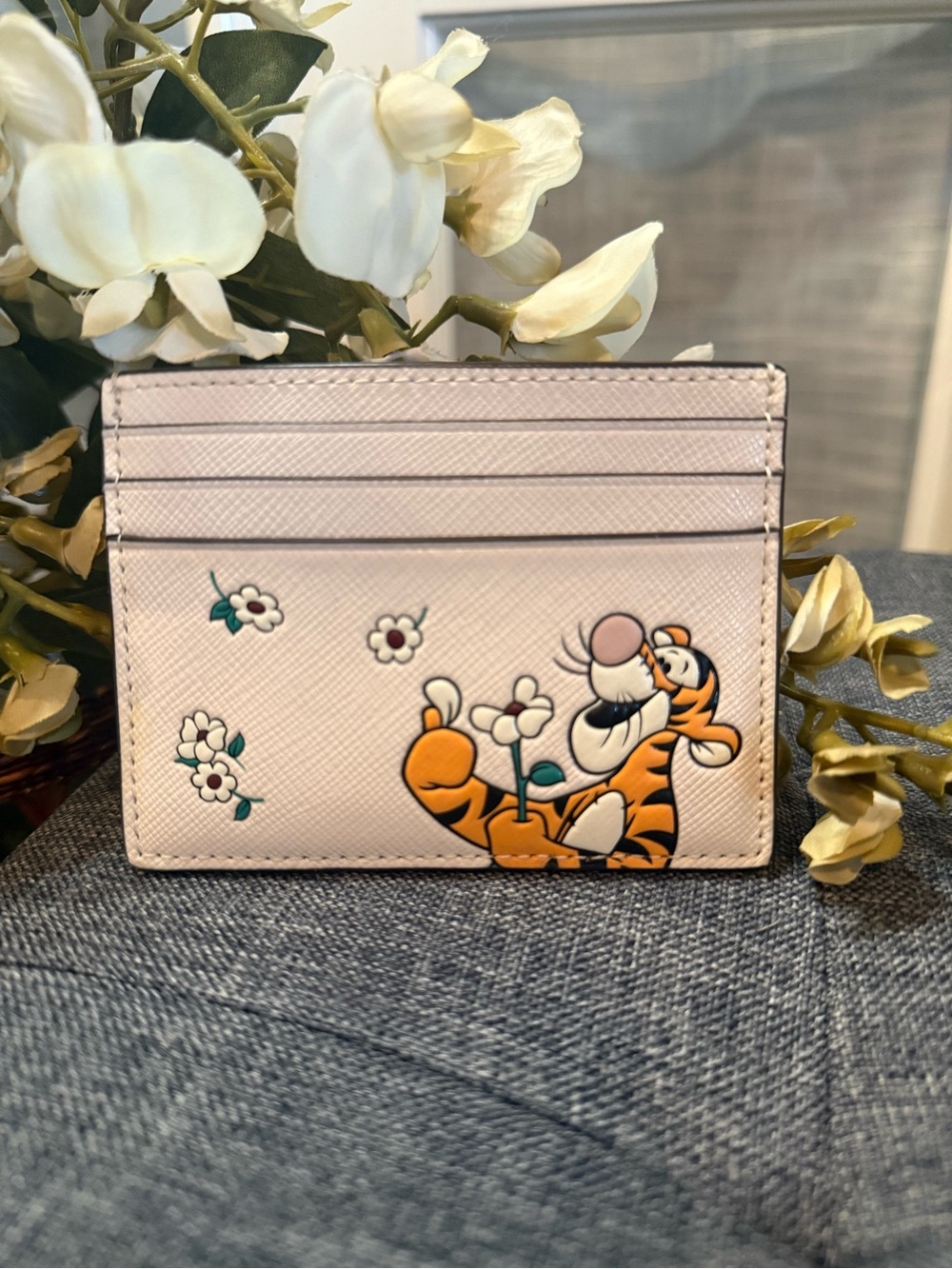 kate spade white saffiano card holder